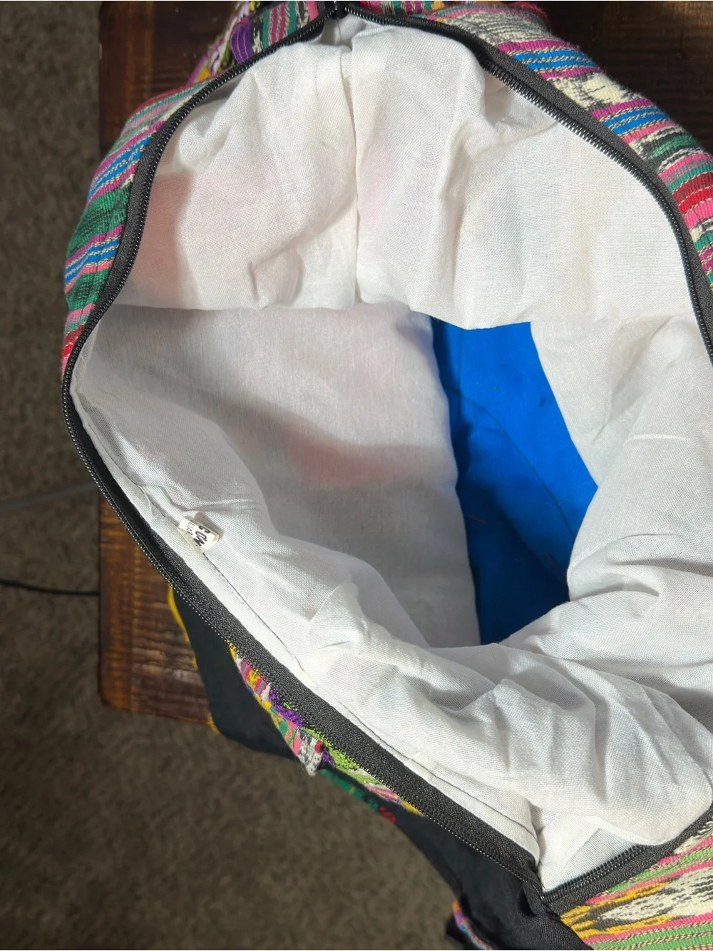 Handmade Multicolor Cotton Patchwork Hobo Bag